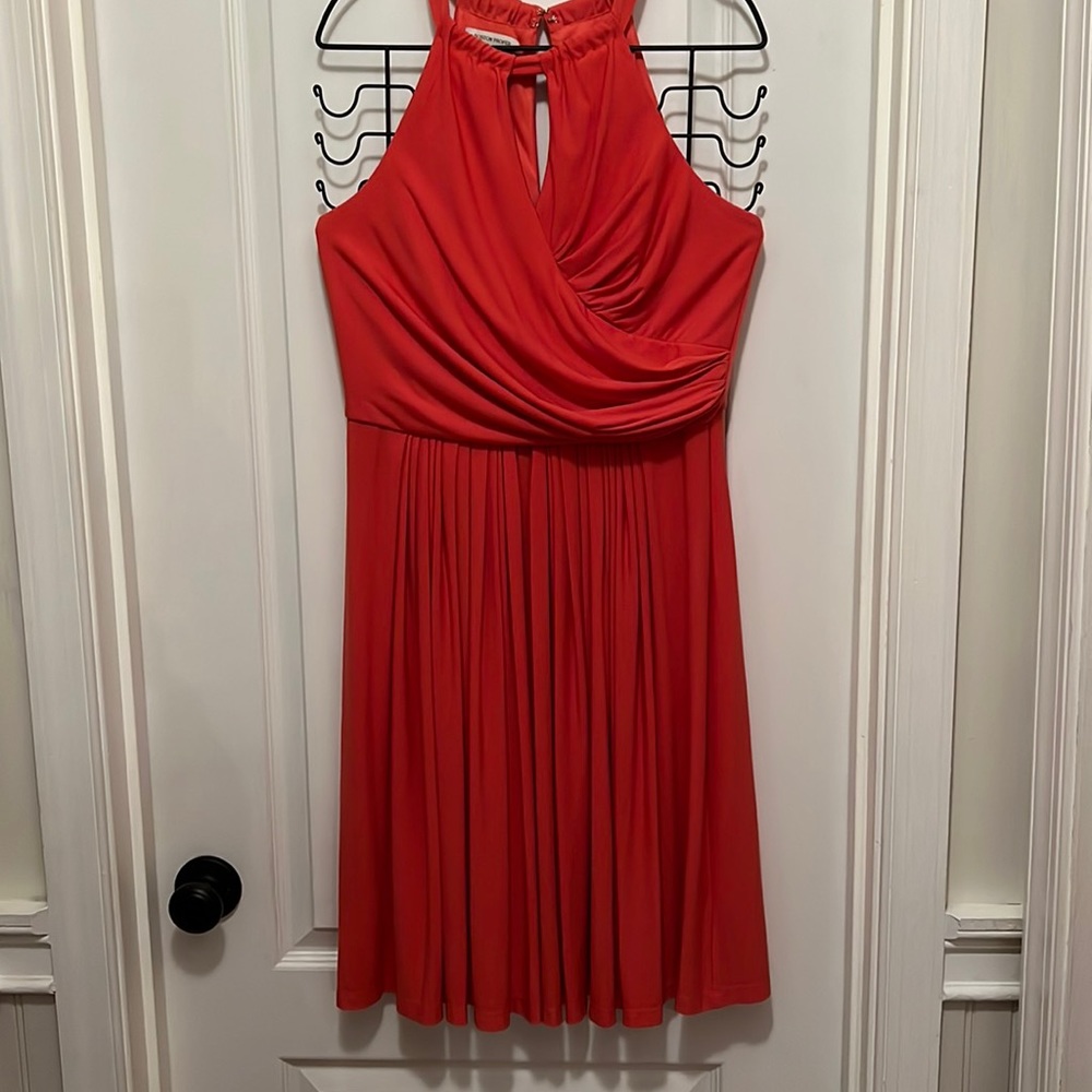 Orange cocktail dress/sundress